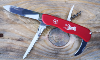 Couteau suisse HUNTER de poche - grande taille - Rouge