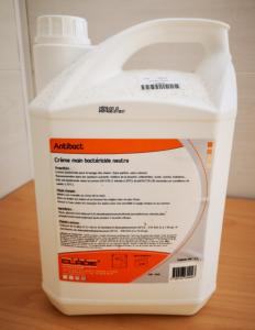 Crème main bactéricide neutre - 5 litres