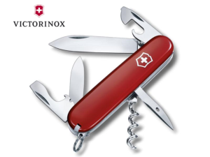 Couteau personnalisé suisse SPARTAN de poche - taille moyenne - Rouge