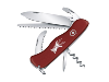 Couteau suisse HUNTER de poche - grande taille - Rouge
