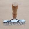 Peigne rateau large pour animaux de concours