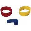 Bracelet velcro - Rouge - 30 cm  - Lot de 10